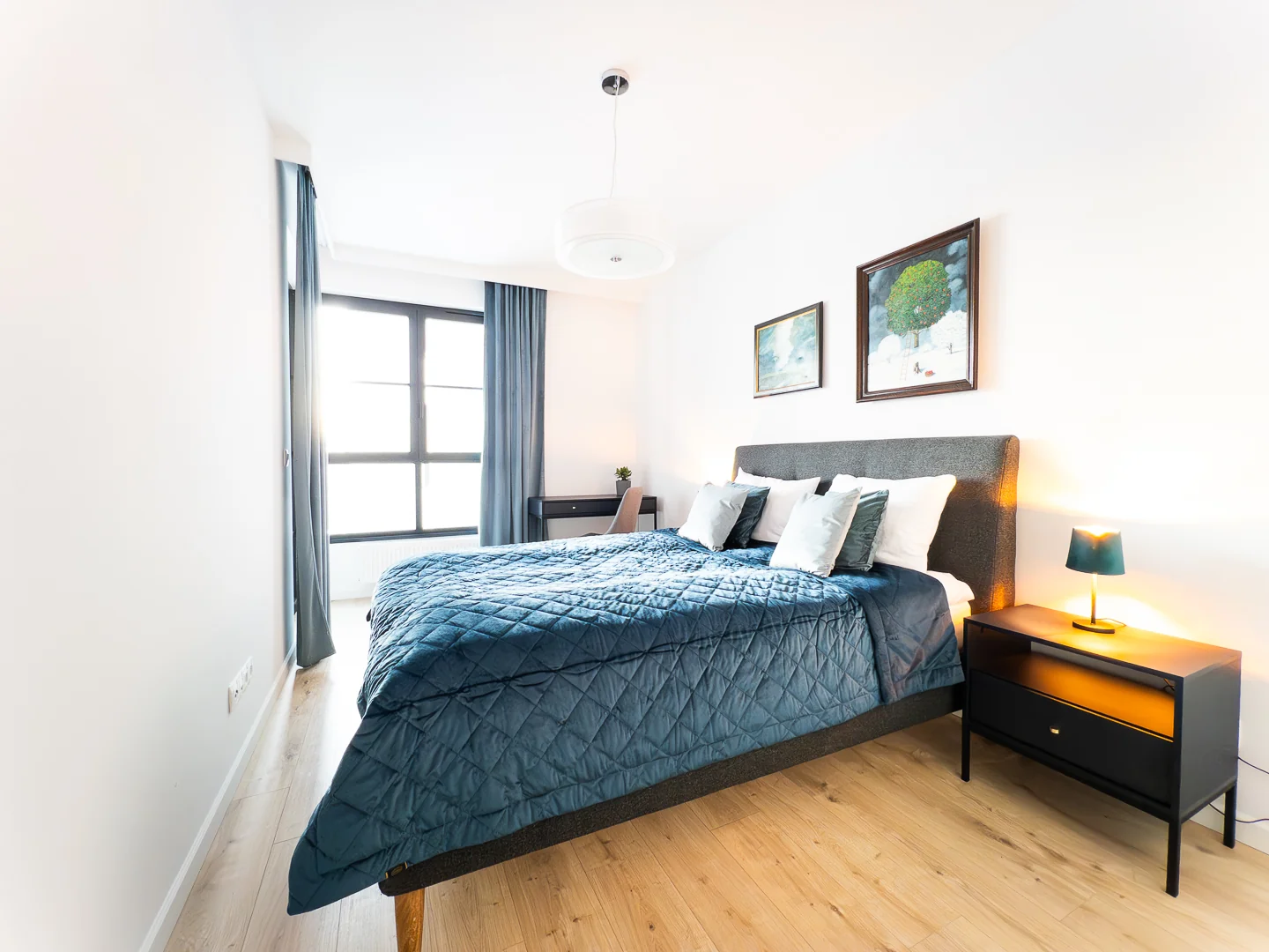 Sypialnia z łóżkiem podwójnym